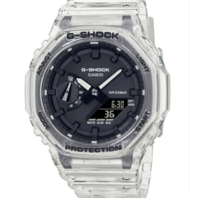 G-Shock GA-2100SKE: Bold & Transparent Elegance Watch for Men