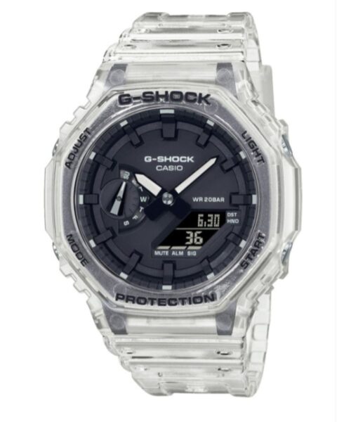 G-Shock GA-2100SKE: Bold & Transparent Elegance Watch for Men